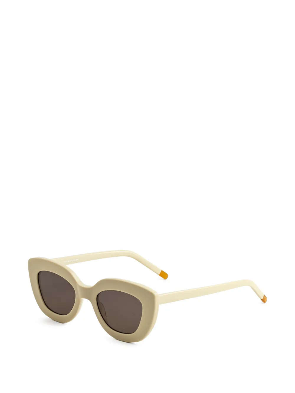 Kaleos Hops cat-eye zonnebril Beige