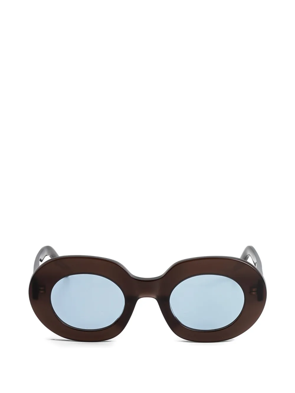 Kaleos Darling round-frame sunglasses - Marrone