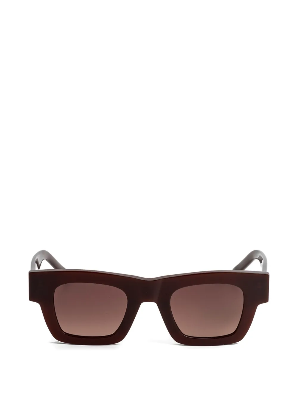 Kaleos Estrich square-frame sunglasses - Marrone