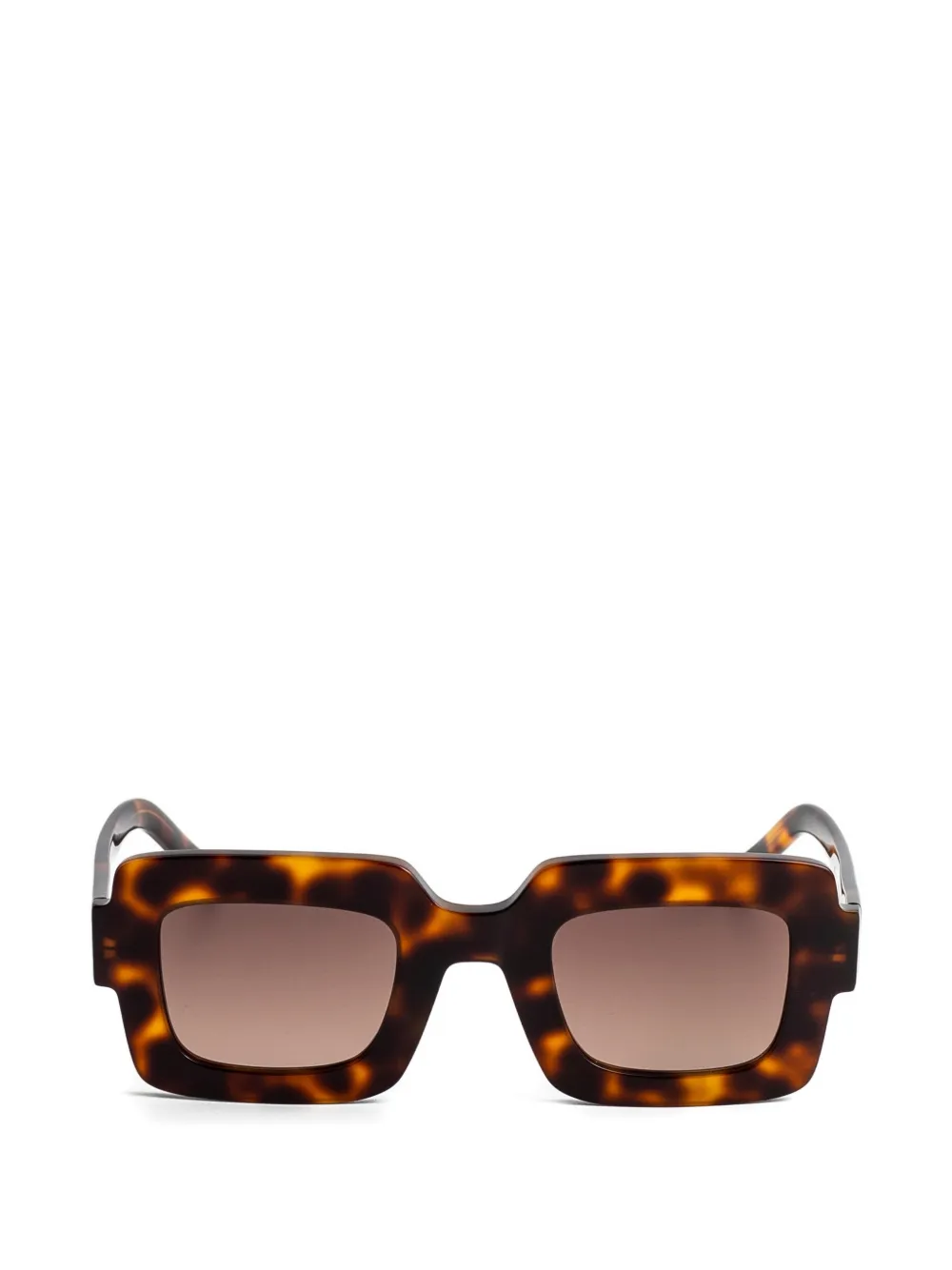 Kaleos Nelson square-frame sunglasses - Marrone