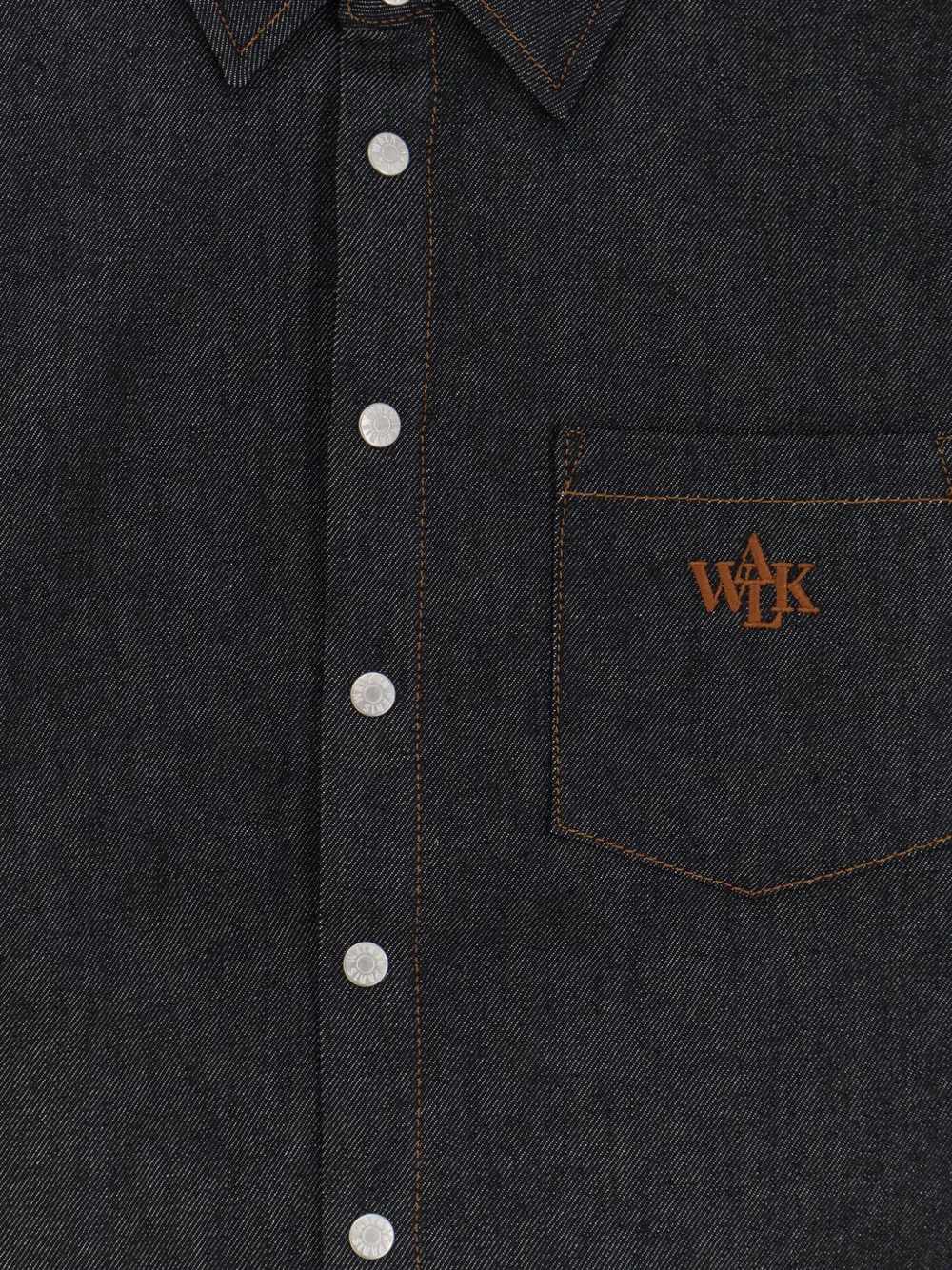 WALK IN PARIS Overhemd met korte mouwen Blauw