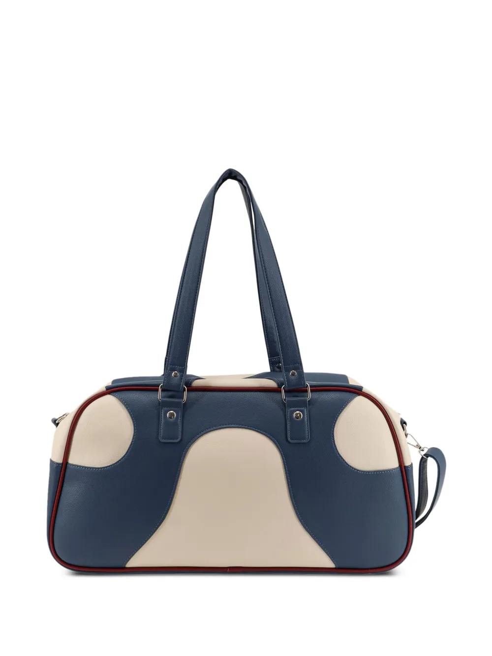  Walk In Paris Embroidered-logo Shoulder Bag - Blue 