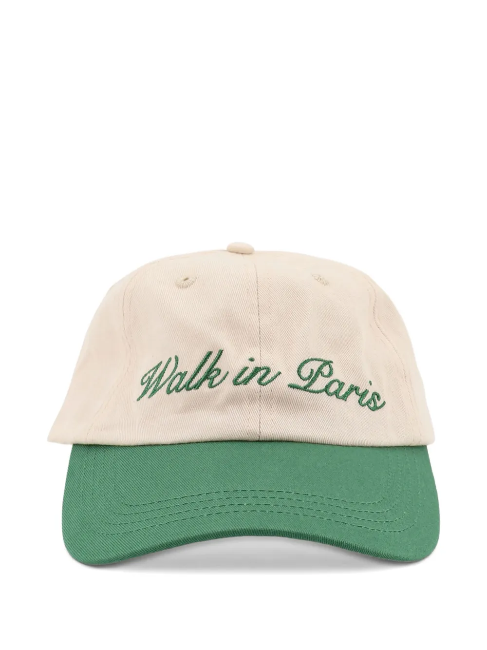 WALK IN PARIS embroidery baseball hat - Toni neutri