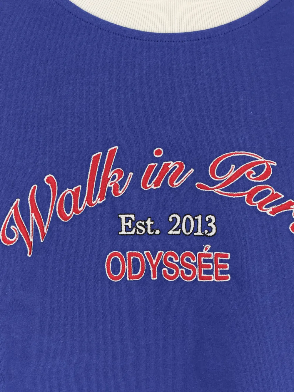 WALK IN PARIS Odyssey T-shirt Blauw