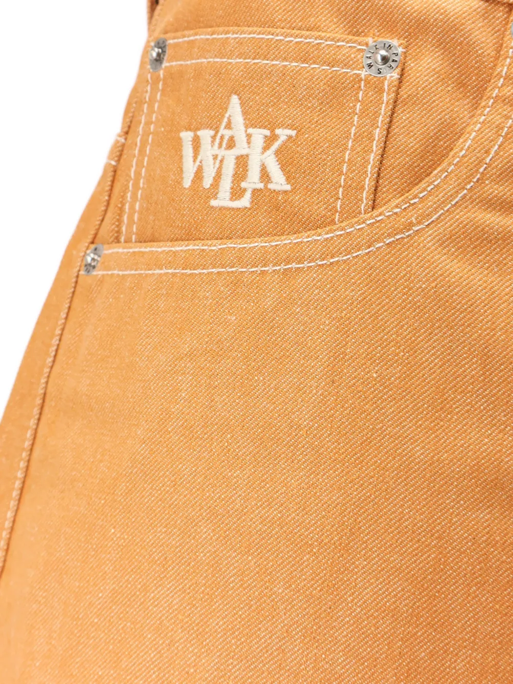 WALK IN PARIS Denim shorts Oranje