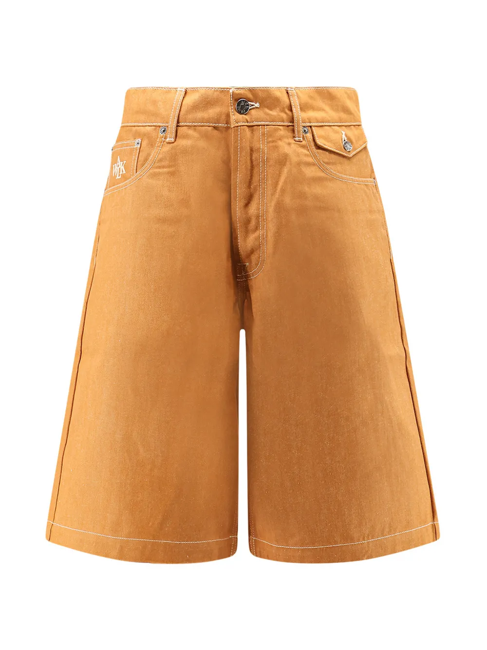 WALK IN PARIS denim shorts - Arancione