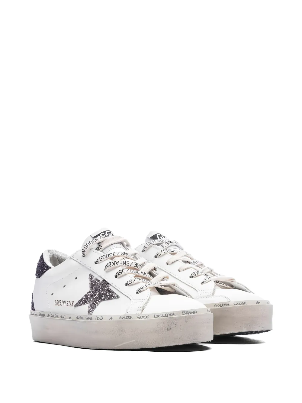 Golden Goose Hi-Star sneakers Wit