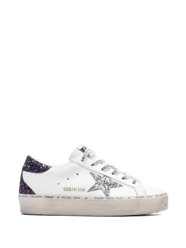 Golden Goose Hi-Star レースアップ スニーカー | ホワイト | FARFETCH JP