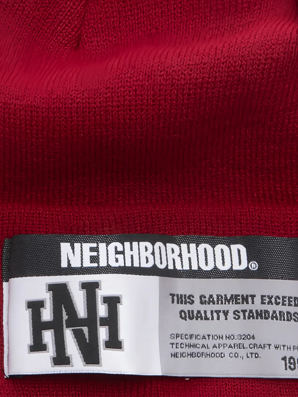  Neighborhood Label Beanie - Red 
