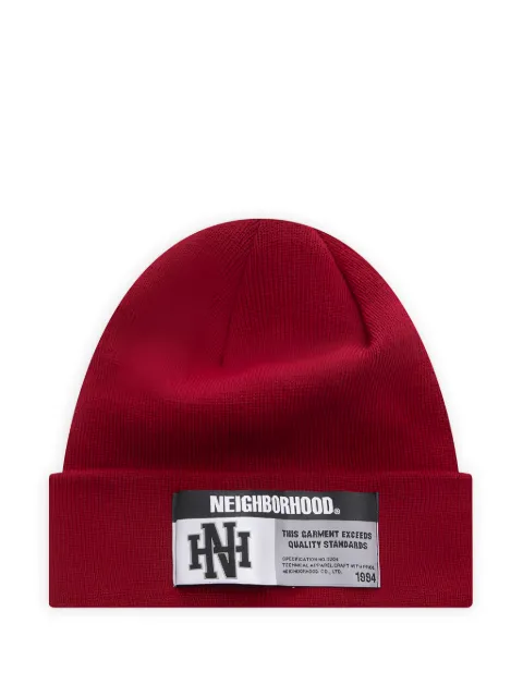 Neighborhood label beanie