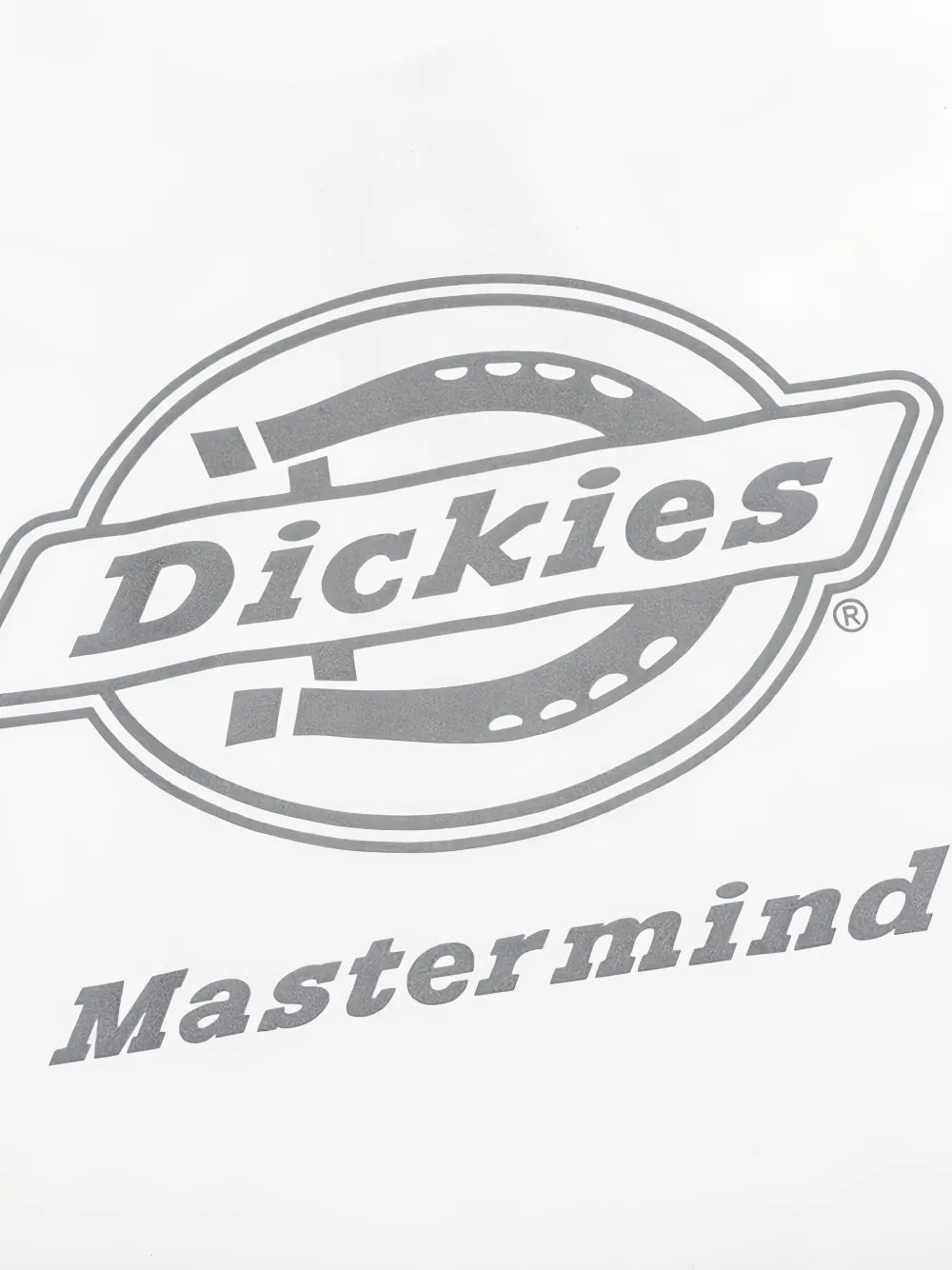 Mastermind Japan x Dickies T-shirt met doodskop Wit