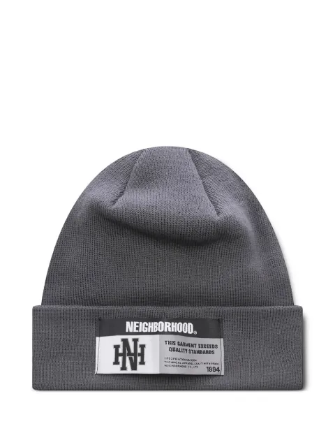 Neighborhood label detail beanie