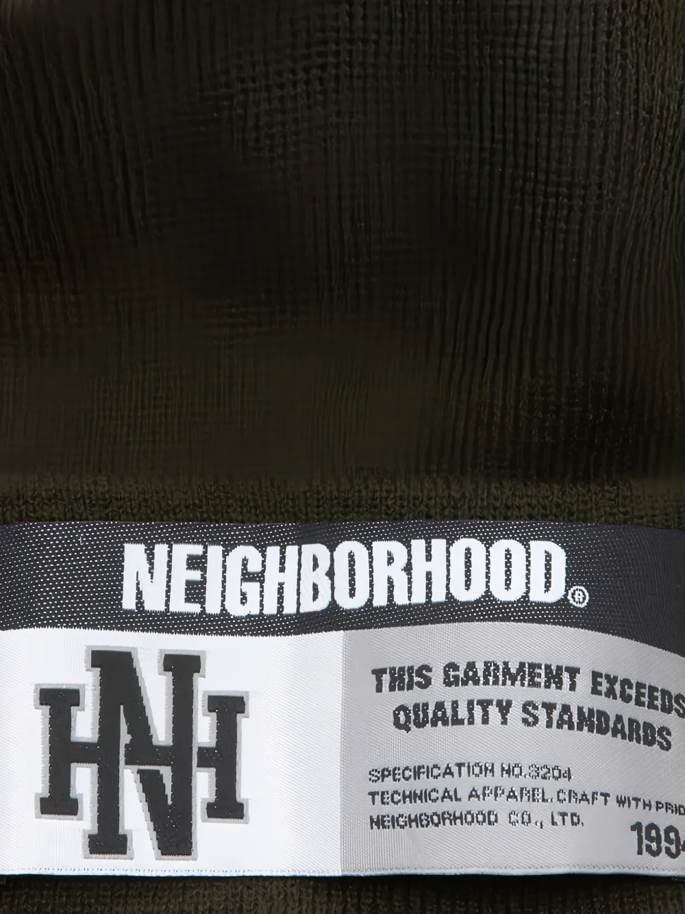 Neighborhood Muts met label detail Groen