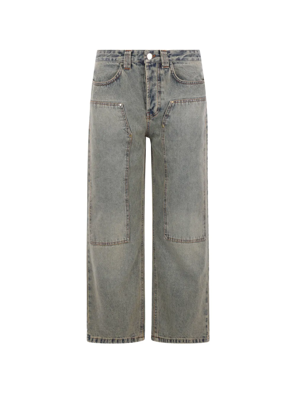 Meta Campania Collective Milton panelled straight-leg jeans - Blu