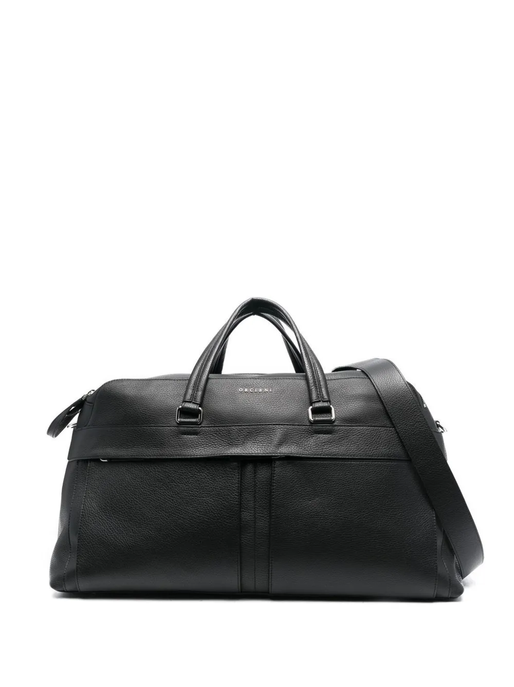 Orciani Micron leather tote bag - Nero