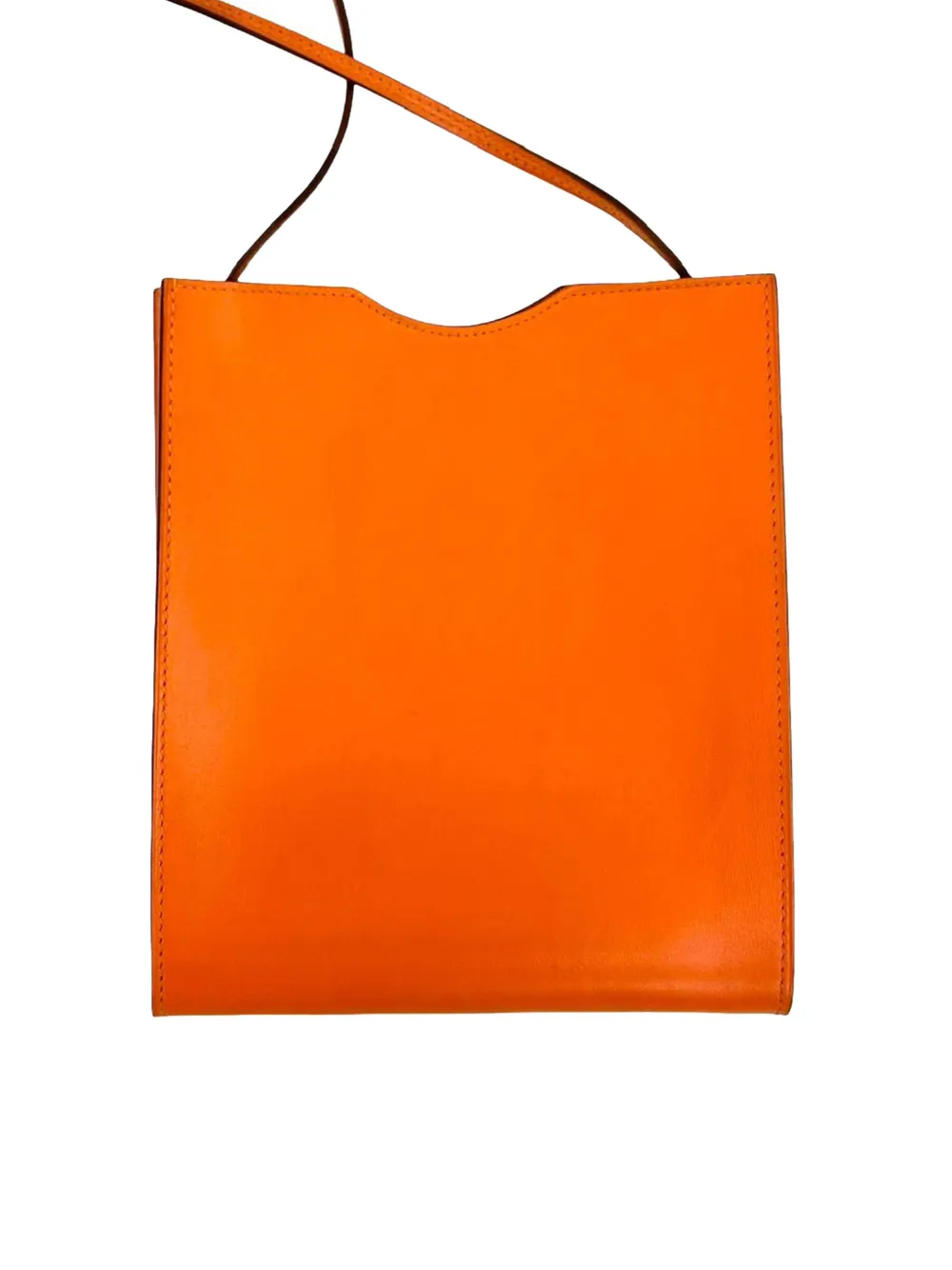 Hermès Pre-Owned 1990-2010 Box Calf Onimaitou Pochette crossbody bag - Arancione