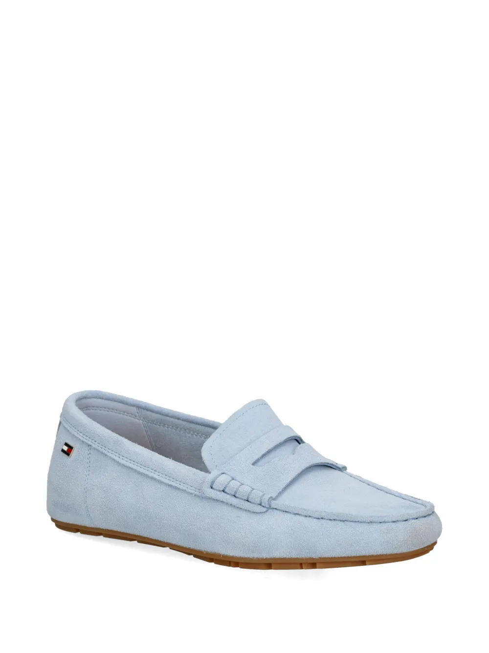 Tommy Hilfiger penny leather loafers Blauw