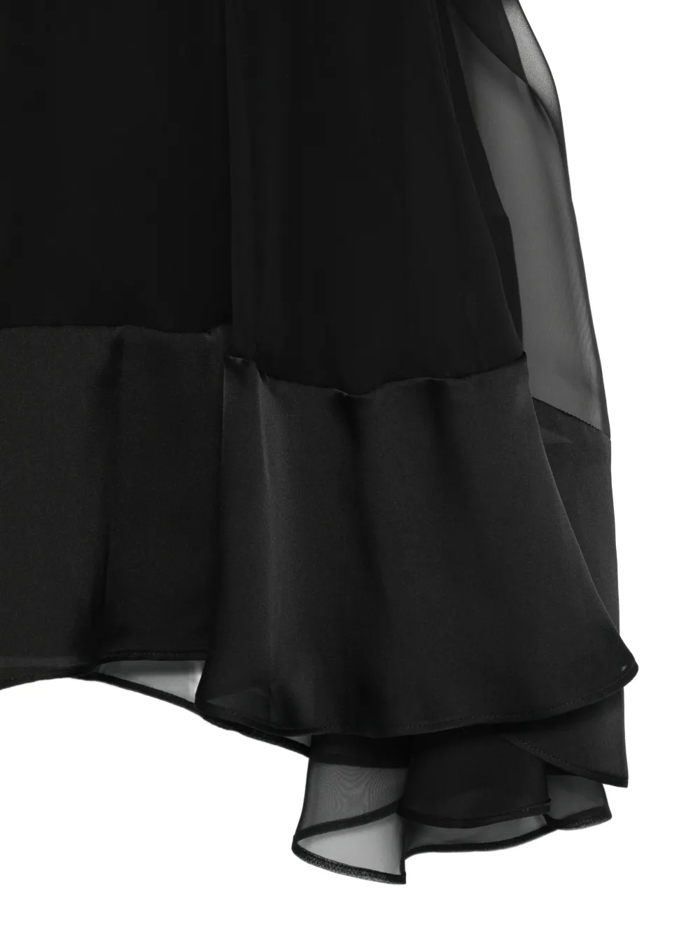 sacai Gelaagde blouse Zwart