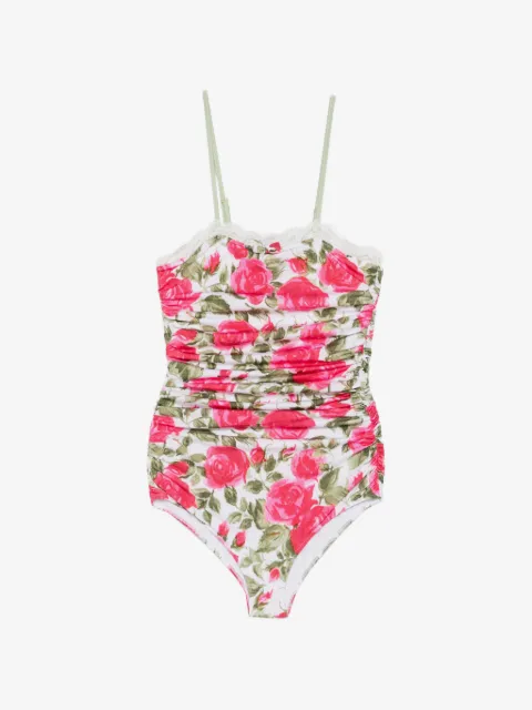 Chloé floral-lace bodysuit