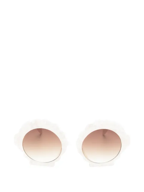 Molo seashell-frame round-frame sunglasses