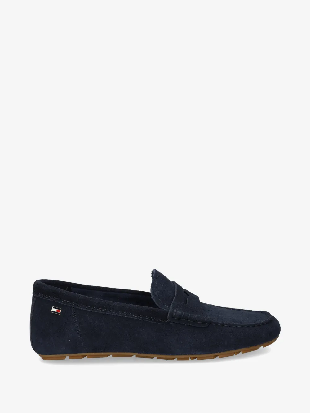suede penny leather loafers