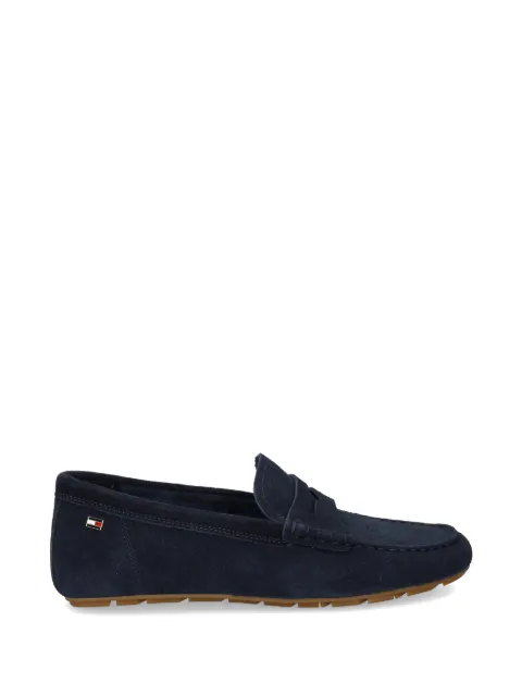 Tommy Hilfiger suede penny leather loafers