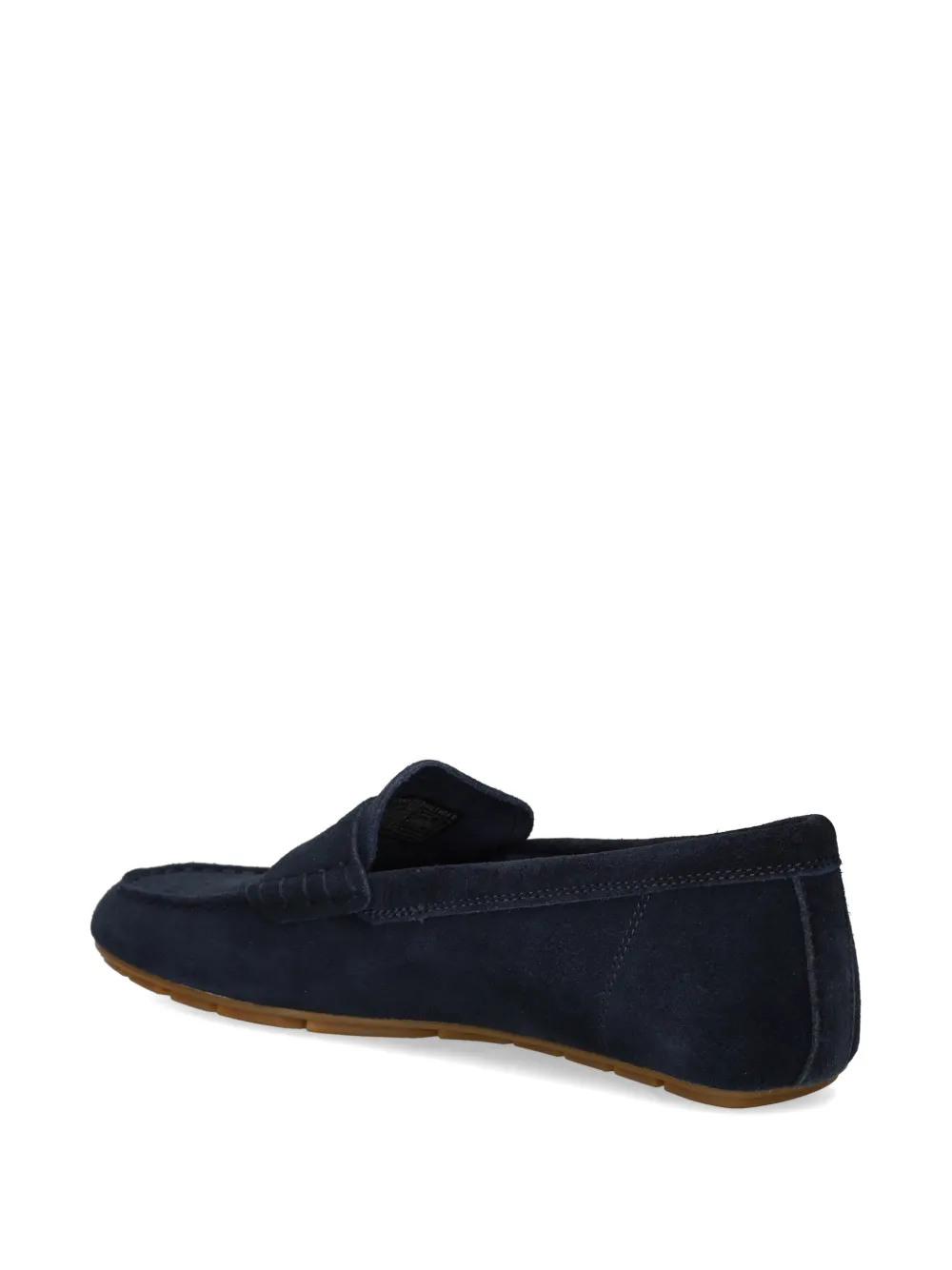 Tommy Hilfiger suede penny leather loafers Blauw