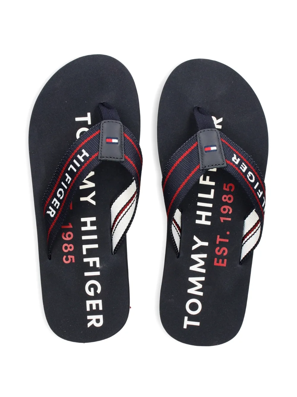 Tommy Hilfiger Slippers met logo Blauw
