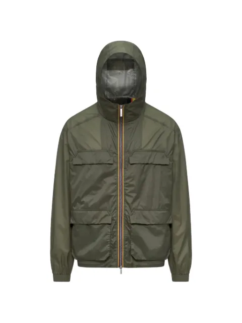 K-Way hooded multi-pocket jacket