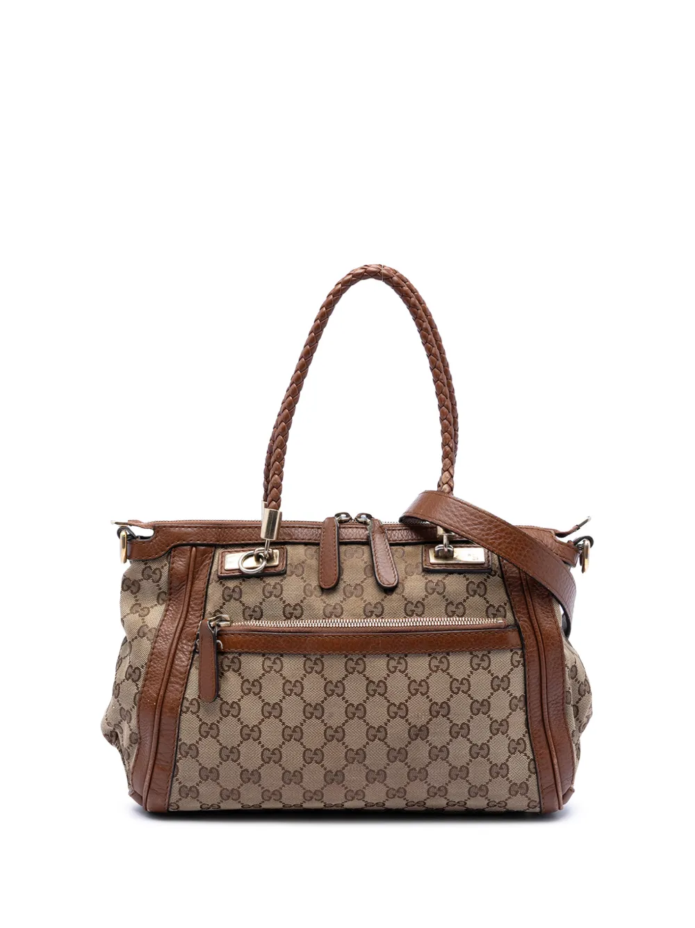 Gucci Pre-Owned 2000-2015 GG Canvas Bella satchel - Marrone