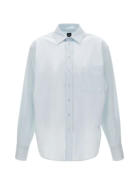 BOSS camisa con bolsillo bordado