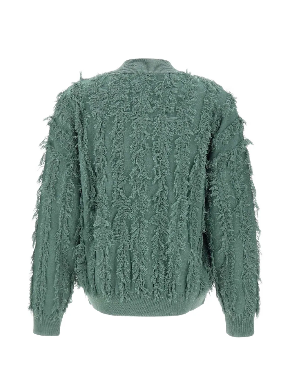  Kangra Frayed Zip Jacket - Green 