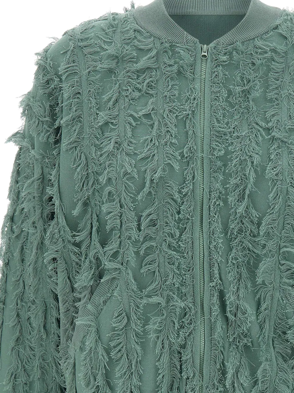 Kangra Jack met rits en franje Groen
