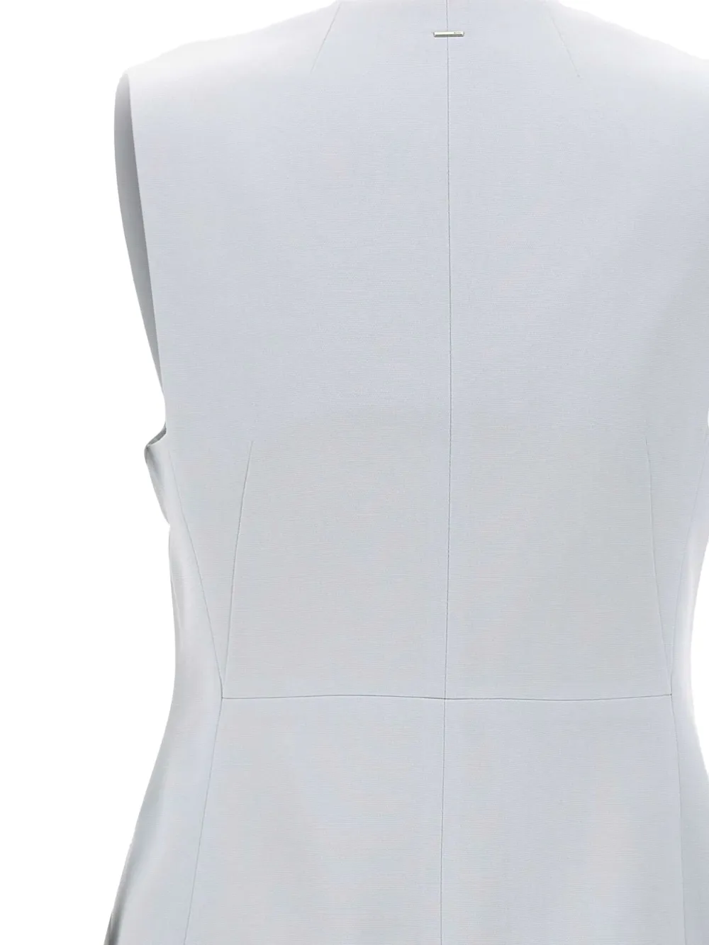 BOSS Gilet met knopen en V-hals Blauw