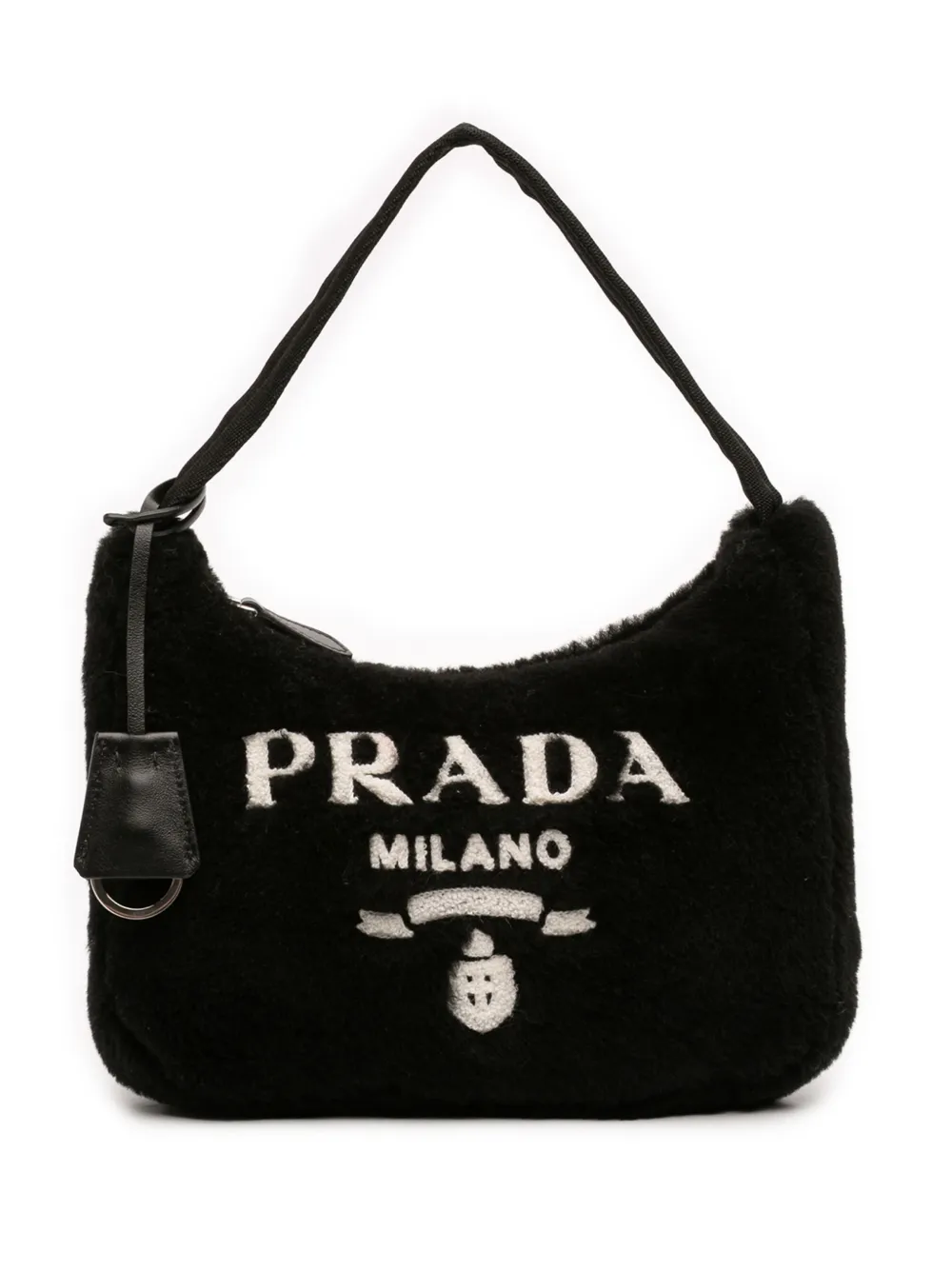 Prada Pre-Owned 2019-2026 Mini Terry Re Edition 2000 shoulder bag - Nero