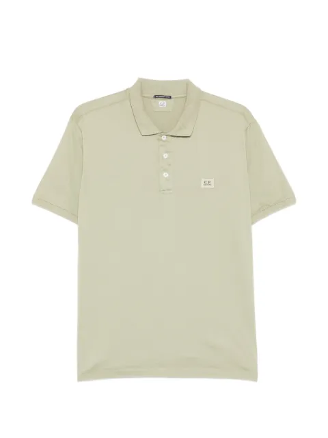 C.P. Company logo patch polo T-shirt