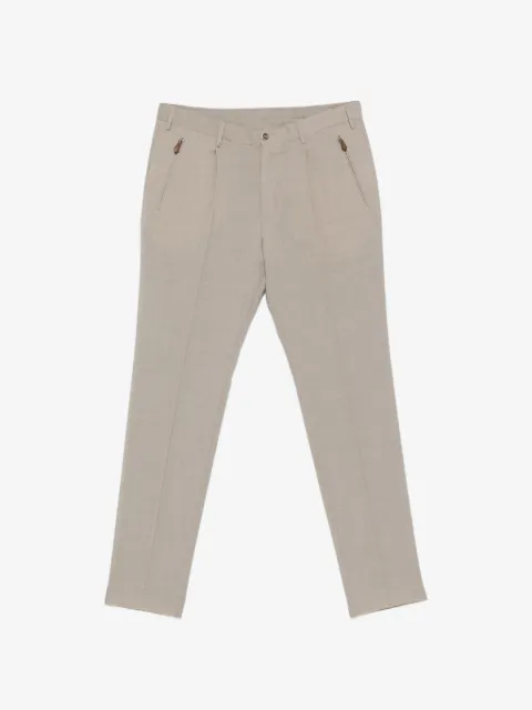 PT Torino zip-fastening belt-loop trousers
