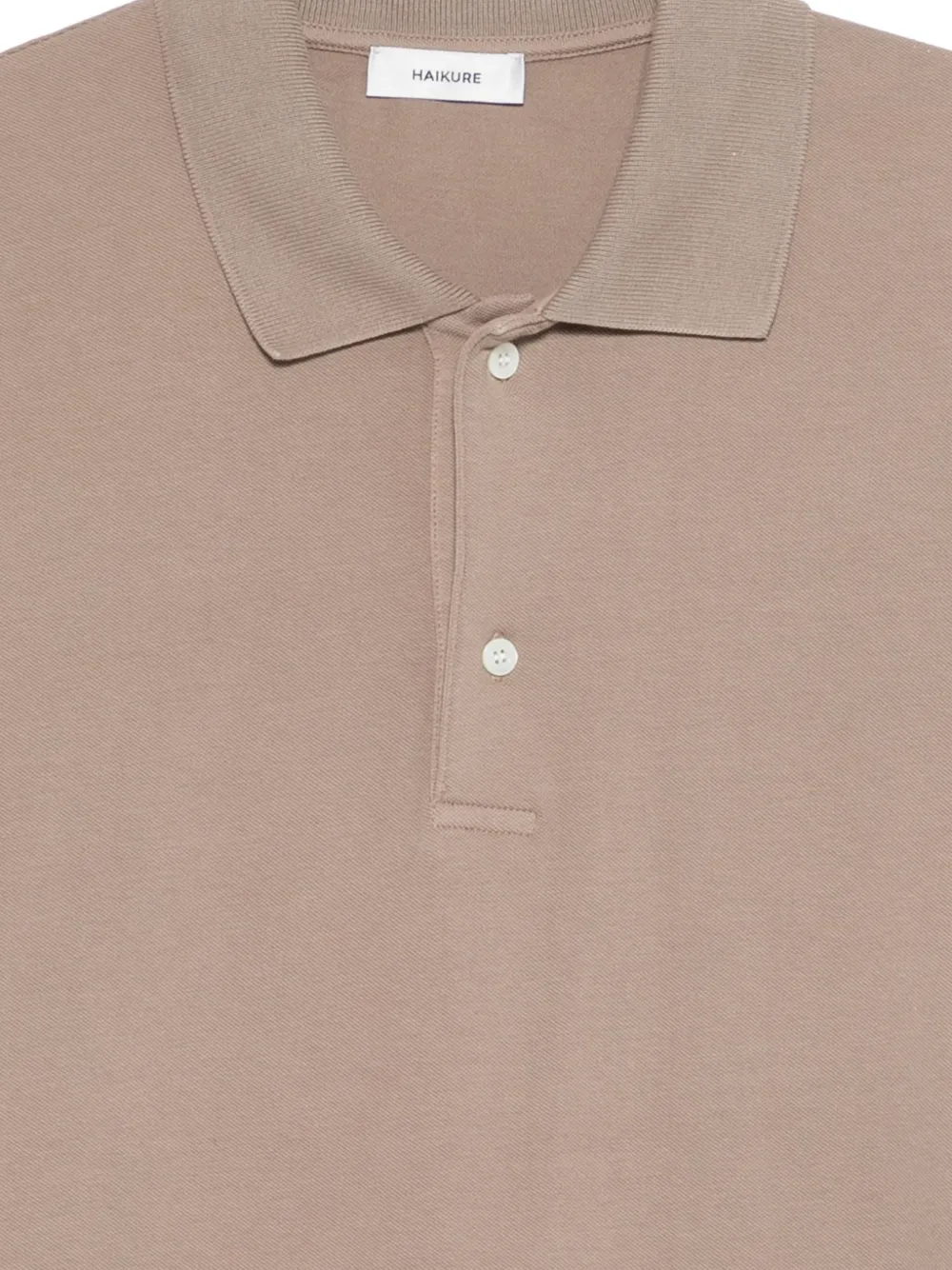 Haikure Ralph poloshirt met korte mouwen Beige