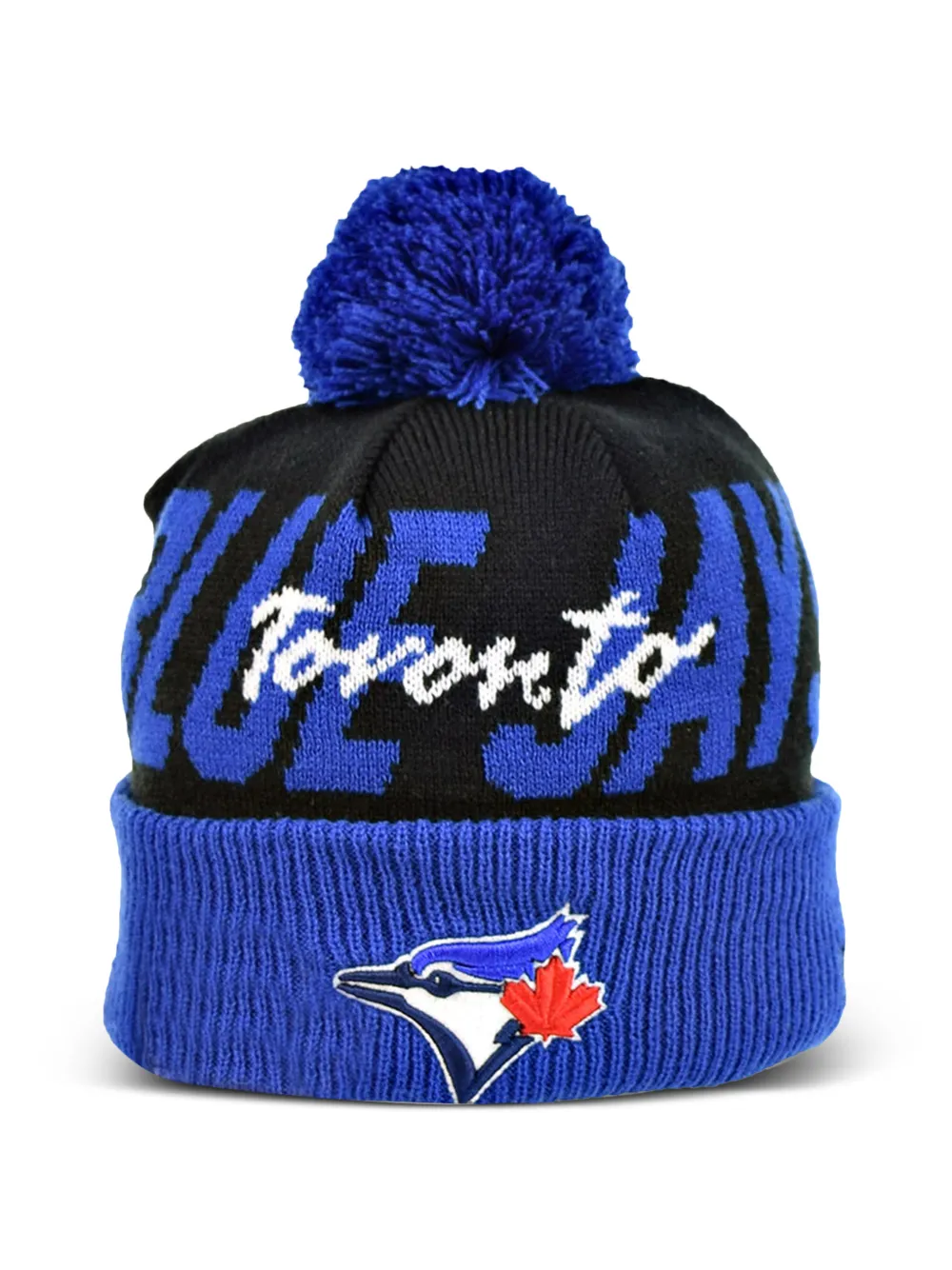 NEW ERA CAP Toronto Blue Jays Confident pom-pom beanie hat - Nero