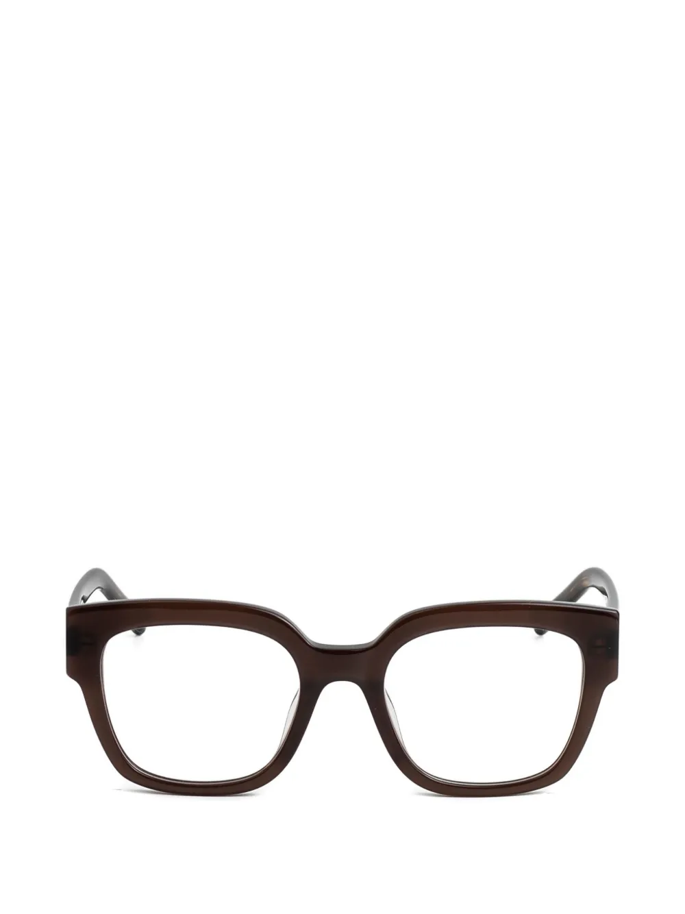Kaleos Manor square-frame glasses - Marrone