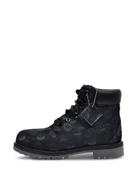 Timberland Kids botas con motivo floral