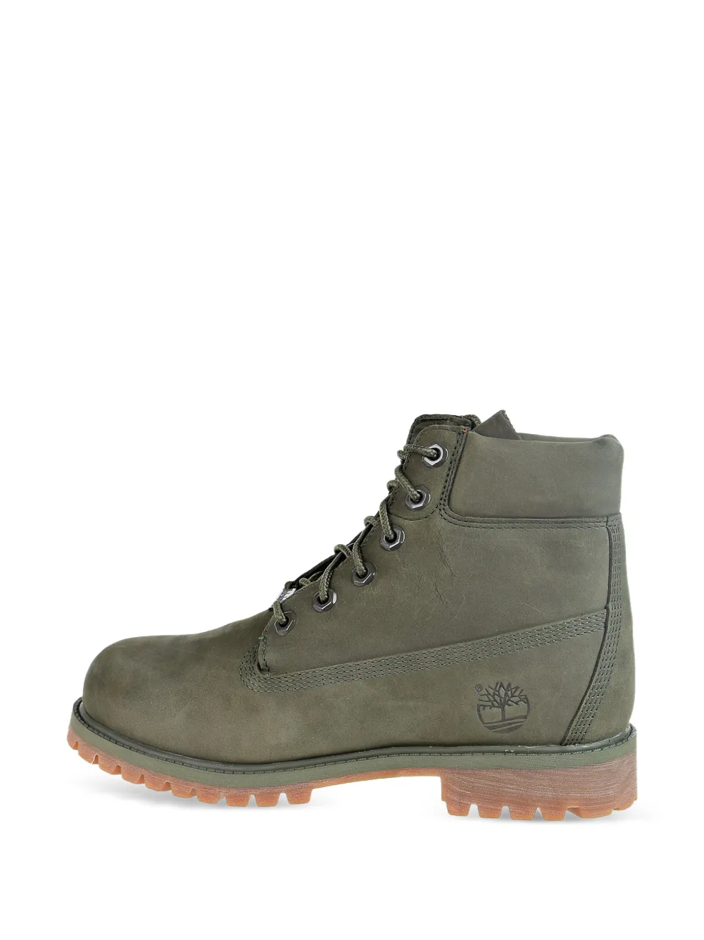 Timberland Kids 6-Inch Premium lace-up waterproof boots - Verde