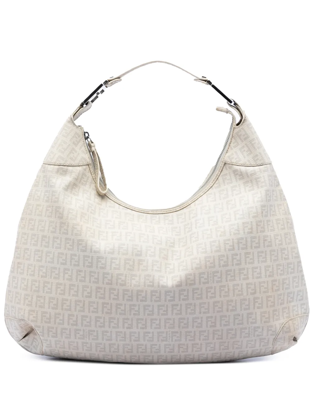 Fendi Pre-Owned 2000-2010 Zucchino Spalmati hobo bag - Bianco