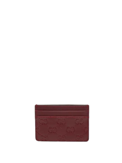 Gucci Pre-Owned 2016-2026 Guccissima card holder