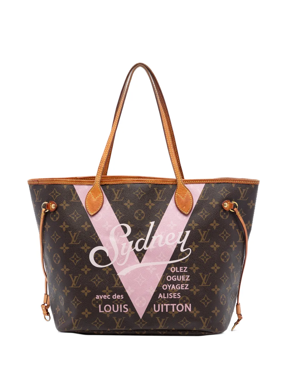 Louis Vuitton Pre-Owned 2015 Limited Edition Monogram Sydney V Neverfull MM tote bag - Braun