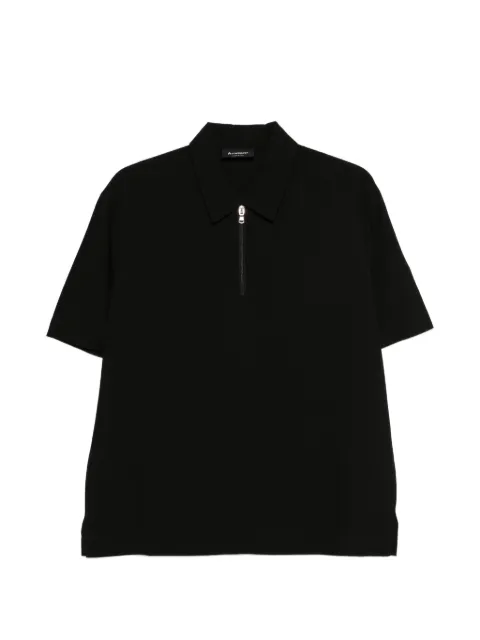 AROVESCIO zip short-sleeve polo