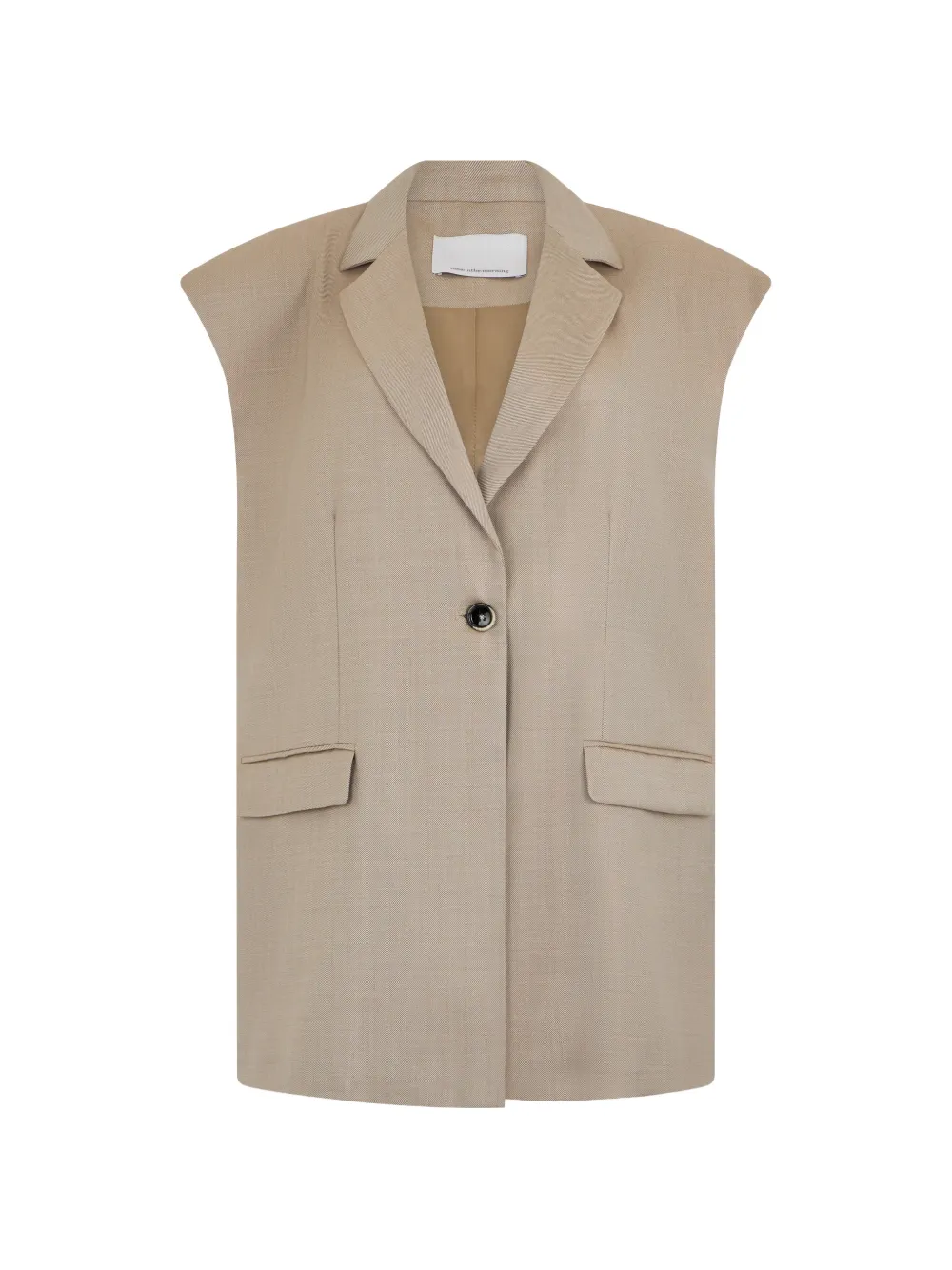 Nine In The Morning pocket collarless jacket - Neutrals