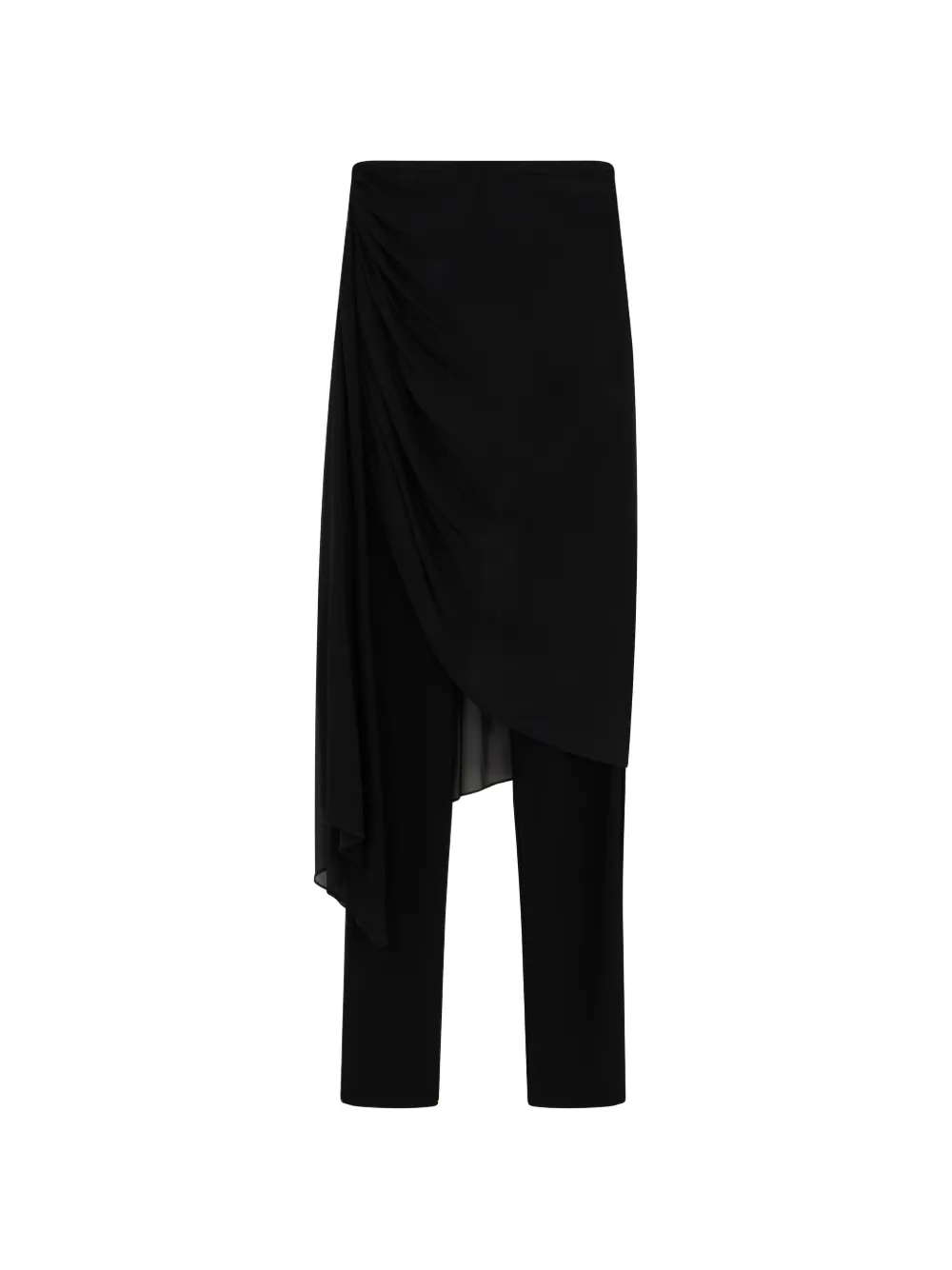 Giuseppe Di Morabito gathered draped trousers - Nero