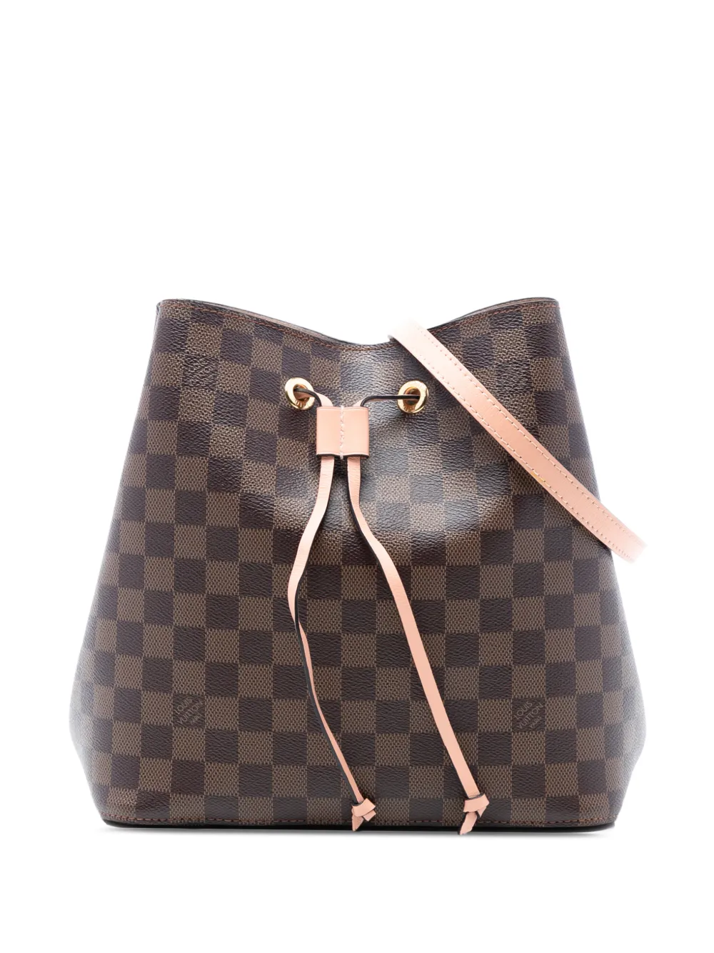 Louis Vuitton Pre-Owned 2019 Damier Ebene NeoNoe MM bucket bag - Braun