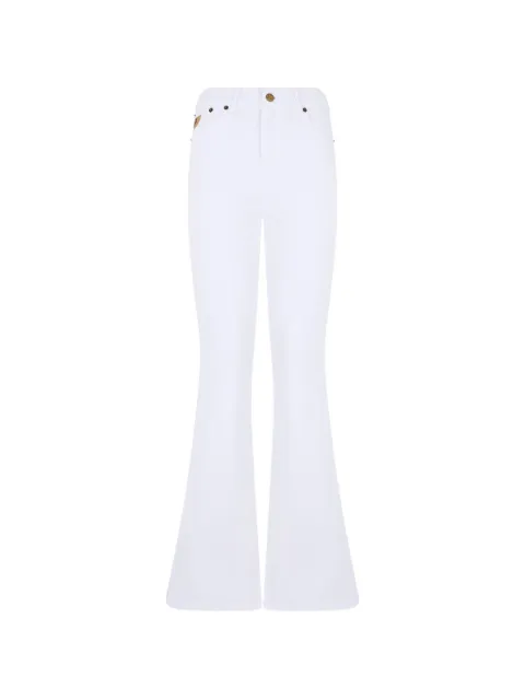 LOIS JEANS  logo-patch flared jeans